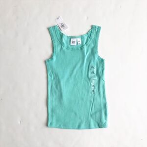 BabyGap NWT Aqua lace trim tank XS(4/5T)